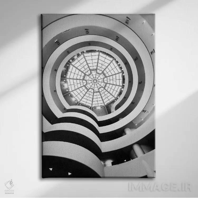 تابلو دکوراتیو Solomon R. Guggenheim Museum, New York City, New York, US… اثر ماتئو کولومبو - نمای روبهرو روی دیوار