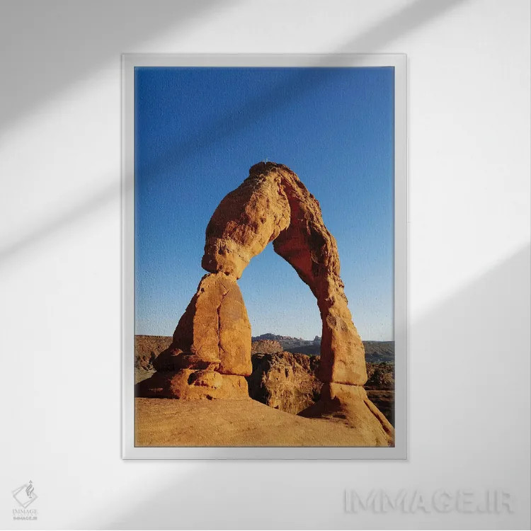تابلو دکوراتیو طاق ظریف III اثر ماتئو کولومبو - نمای قابدار سفید