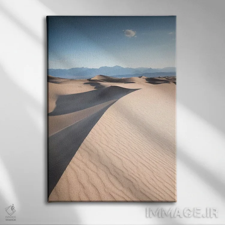 تابلو دکوراتیو Death Valley II,تل ماسه های مسکیت فلت، دره مرگ II اثر ماتئو کولومبو - نمای روبهرو روی دیوار