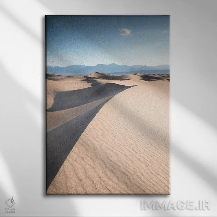 تابلو دکوراتیو Death Valley II,تل ماسه های مسکیت فلت، دره مرگ II اثر ماتئو کولومبو - نمای روبهرو روی دیوار
