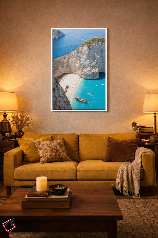 تابلو دکوراتیو Zakynthos, Greece,ساحل کشتی شکسته، زاکینتوس، یونان اثر ماتئو کولومبو - D2W