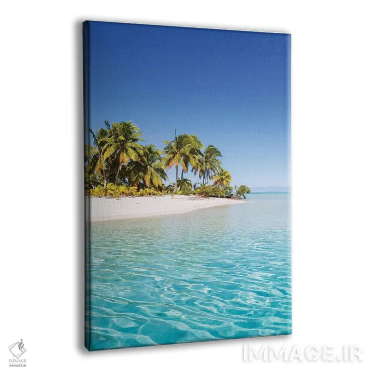 تابلو دکوراتیو Aitutaki, Cook Islands,جزیره وان فوت، آیتوتاکی، جزایر کوک اثر ماتئو کولومبو - نمای پرسپکتیو محصول