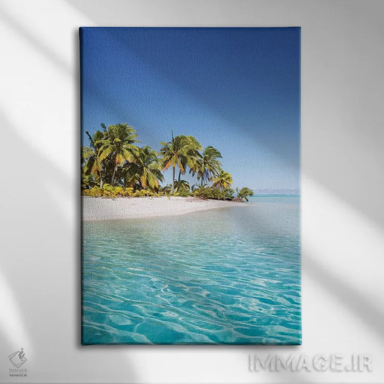 تابلو دکوراتیو Aitutaki, Cook Islands,جزیره وان فوت، آیتوتاکی، جزایر کوک اثر ماتئو کولومبو - نمای روبهرو روی دیوار