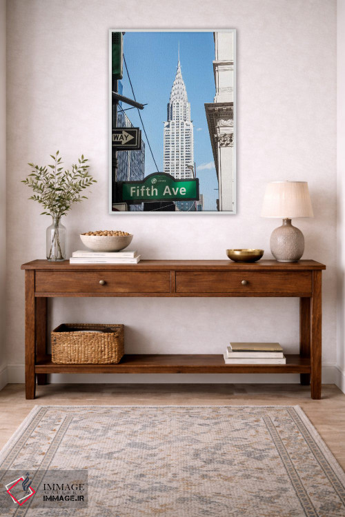 تابلو دکوراتیو New York City,ساختمان کرایسلر، نیویورک اثر ماتئو کولومبو - D1W