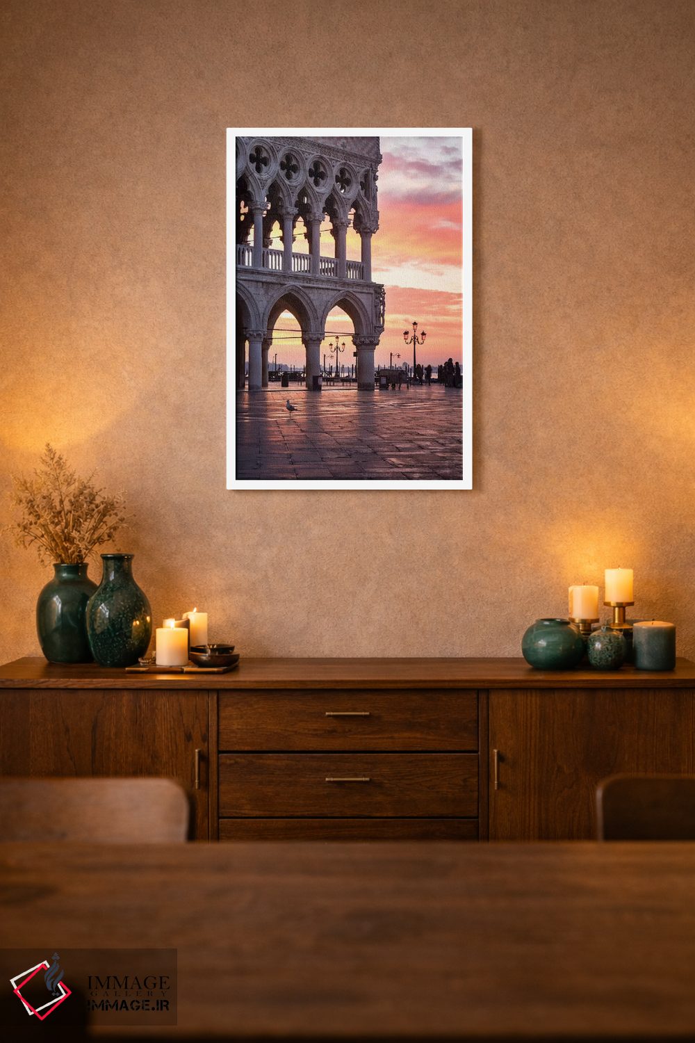 تابلو دکوراتیو Venice I,کاخ داژ، ونیز I اثر ماتئو کولومبو - D1W