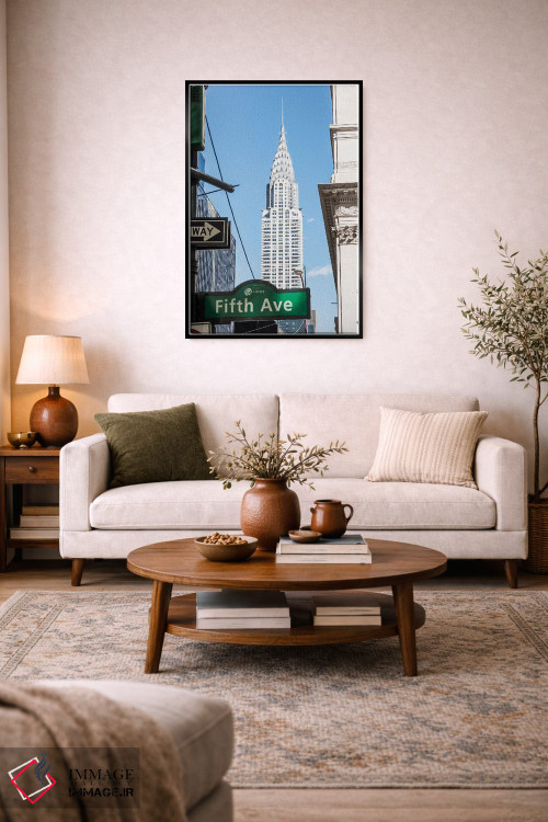 تابلو دکوراتیو New York City,ساختمان کرایسلر، نیویورک اثر ماتئو کولومبو - D3B