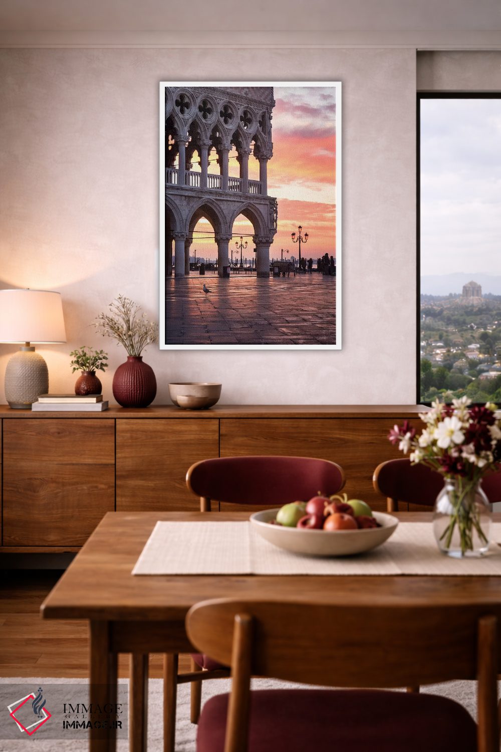 تابلو دکوراتیو Venice I,کاخ داژ، ونیز I اثر ماتئو کولومبو - D4W
