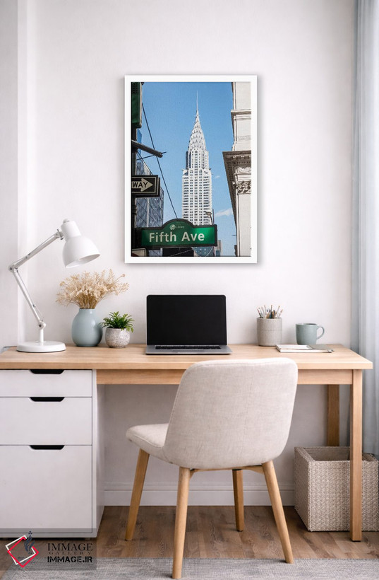 تابلو دکوراتیو New York City,ساختمان کرایسلر، نیویورک اثر ماتئو کولومبو - D5W