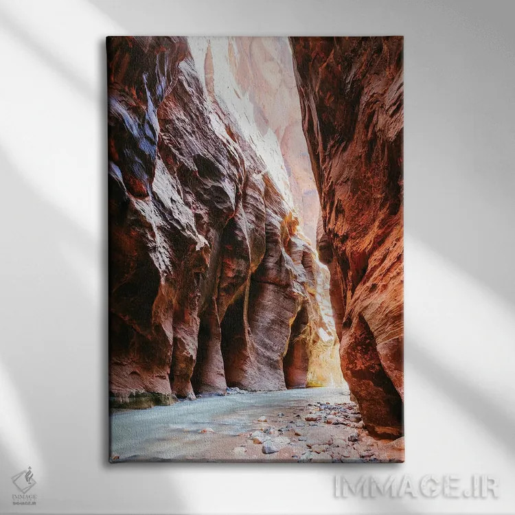 تابلو دکوراتیو Zion I,راه تنگ زایان I اثر ماتئو کولومبو - نمای روبهرو روی دیوار