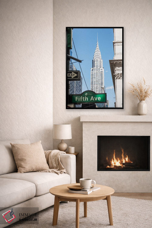 تابلو دکوراتیو New York City,ساختمان کرایسلر، نیویورک اثر ماتئو کولومبو - D6B