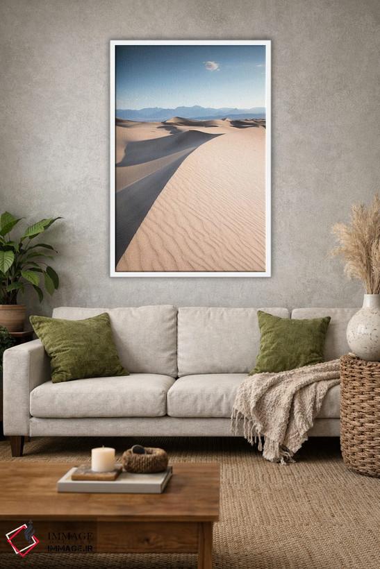 تابلو دکوراتیو Death Valley II,تل ماسه های مسکیت فلت، دره مرگ II اثر ماتئو کولومبو - D1W