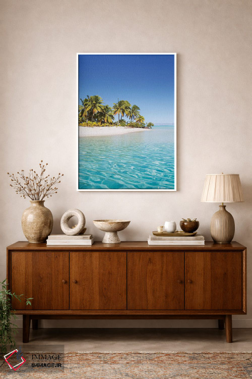 تابلو دکوراتیو Aitutaki, Cook Islands,جزیره وان فوت، آیتوتاکی، جزایر کوک اثر ماتئو کولومبو - D1W