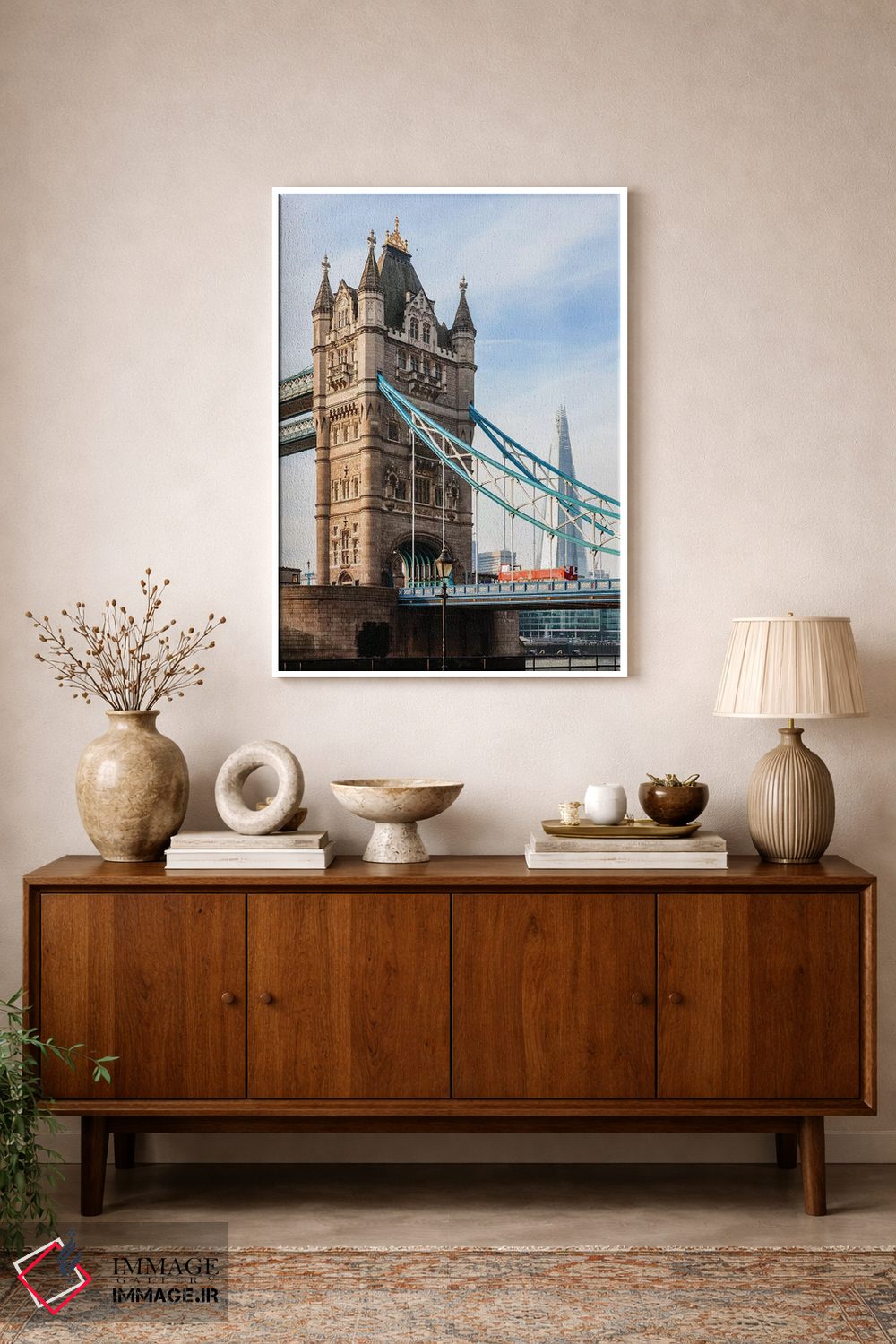 تابلو دکوراتیو London, UK II,پل تاور، لندن، انگلیس II اثر ماتئو کولومبو - D1W