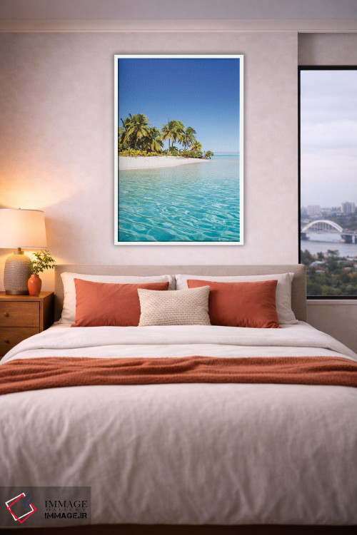 تابلو دکوراتیو Aitutaki, Cook Islands,جزیره وان فوت، آیتوتاکی، جزایر کوک اثر ماتئو کولومبو - D3W