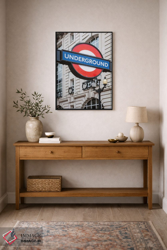 تابلو دکوراتیو London, UK,مترو لندن، انگلیس اثر ماتئو کولومبو - D1B
