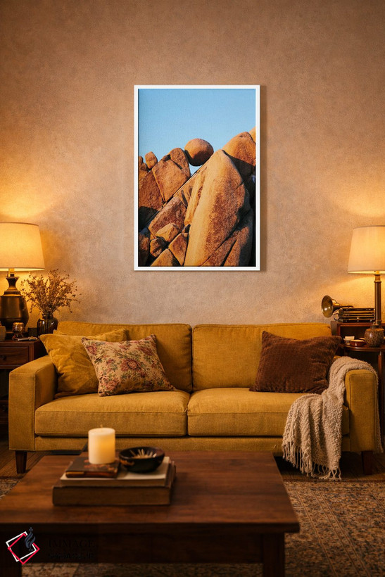 تابلو دکوراتیو Joshua Tree,سنگ تعادلی، درخت جوشوا اثر ماتئو کولومبو - D1W