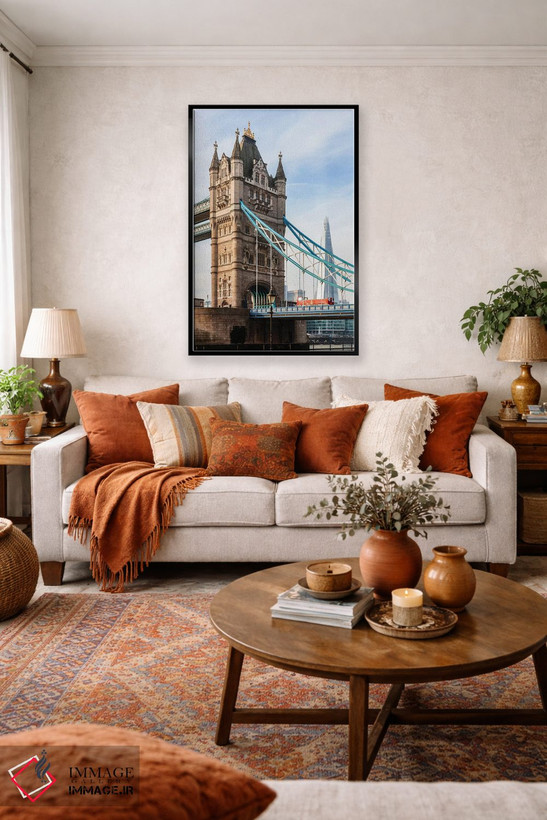 تابلو دکوراتیو London, UK II,پل تاور، لندن، انگلیس II اثر ماتئو کولومبو - D4B