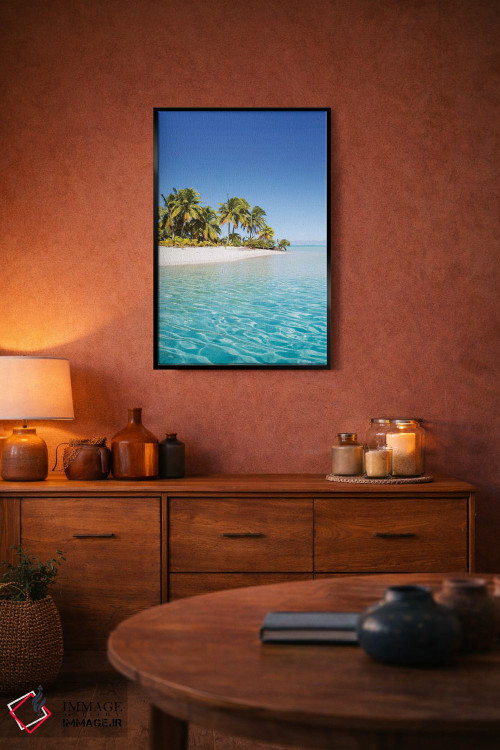 تابلو دکوراتیو Aitutaki, Cook Islands,جزیره وان فوت، آیتوتاکی، جزایر کوک اثر ماتئو کولومبو - D5B