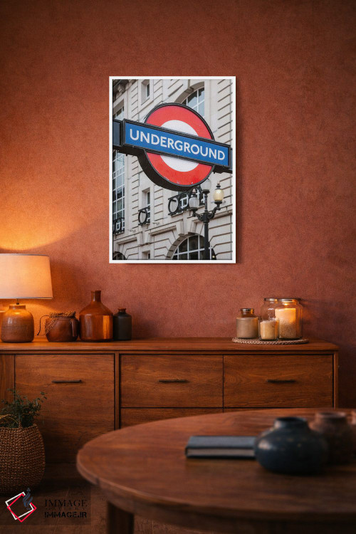 تابلو دکوراتیو London, UK,مترو لندن، انگلیس اثر ماتئو کولومبو - D3W