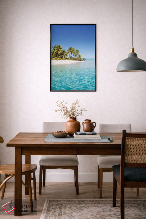 تابلو دکوراتیو Aitutaki, Cook Islands,جزیره وان فوت، آیتوتاکی، جزایر کوک اثر ماتئو کولومبو - D6B