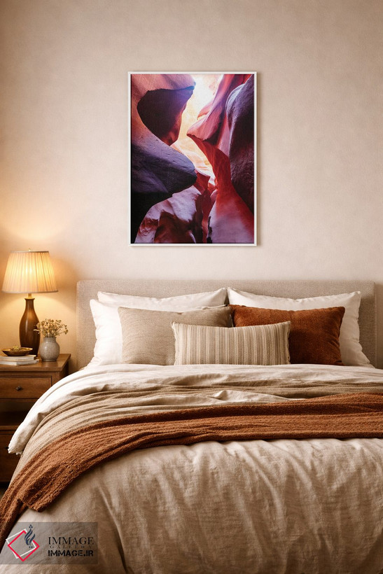 تابلو دکوراتیو Antelope Canyon,صخره های سرخ، آنتلوپ کنیون اثر ماتئو کولومبو - D6W
