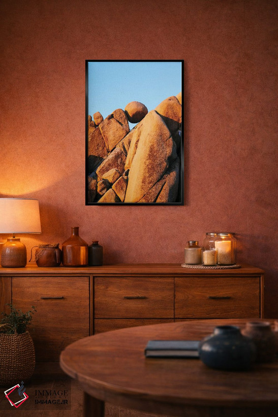 تابلو دکوراتیو Joshua Tree,سنگ تعادلی، درخت جوشوا اثر ماتئو کولومبو - D4B
