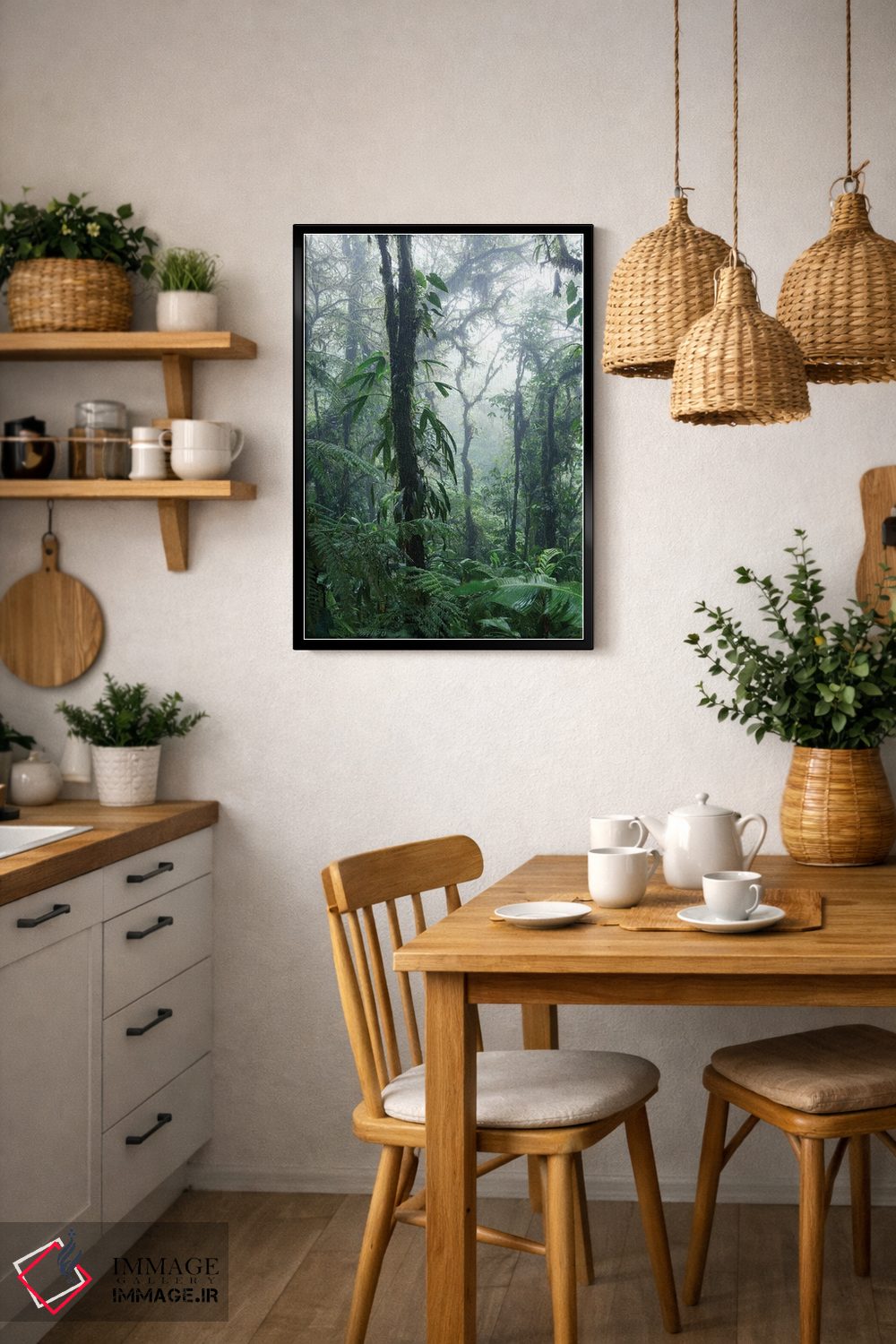 تابلو دکوراتیو Costa Rica,جنگل ابری مونته ورده، کاستاریکا اثر ماتئو کولومبو - D6B
