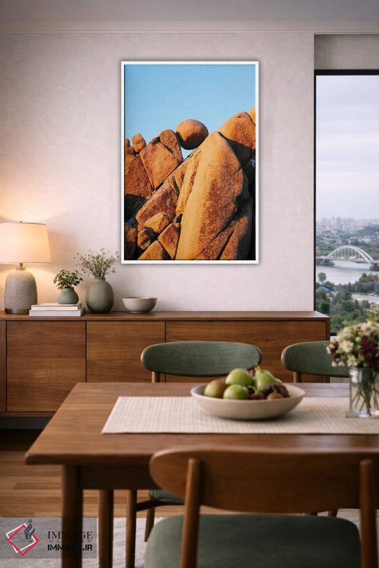 تابلو دکوراتیو Joshua Tree,سنگ تعادلی، درخت جوشوا اثر ماتئو کولومبو - D6W