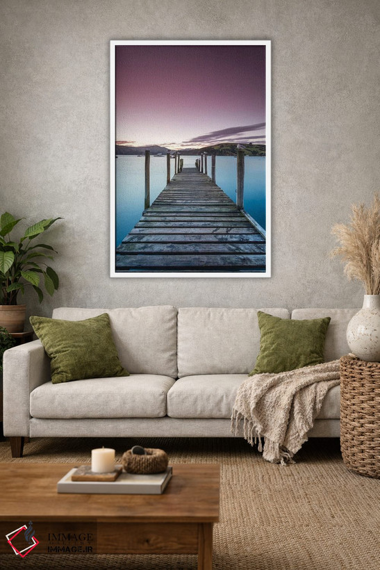 تابلو دکوراتیو Akaroa Harbour, Akaroa, Banks Peninsula, Canterbury, Sout… اثر ماتئو کولومبو - D1W