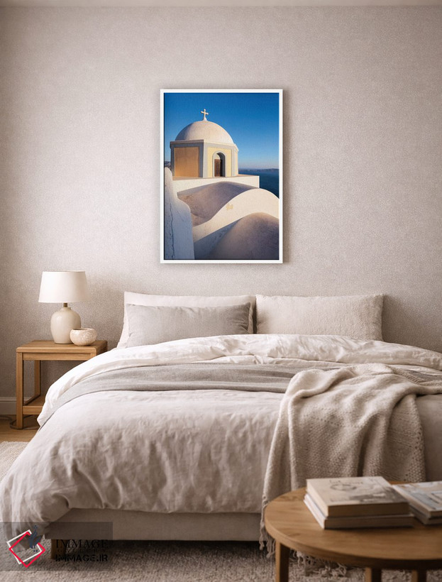 تابلو دکوراتیو نماد سانتورینی اثر ماتئو کولومبو - D6W