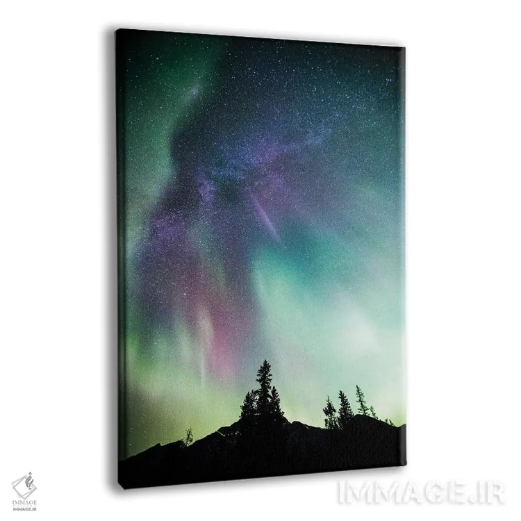تابلو دکوراتیو شفق قطبی در جسپر I اثر ماتئو کولومبو - نمای پرسپکتیو محصول