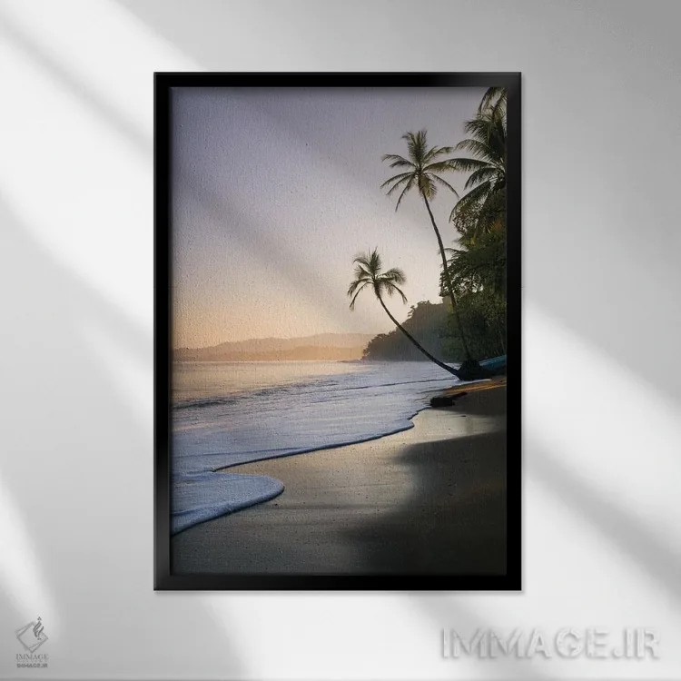 تابلو دکوراتیو Bahia Drake, Osa Peninsula, Costa Rica,غروب ساحل، باهیا د… اثر ماتئو کولومبو - نمای قابدار مشکی