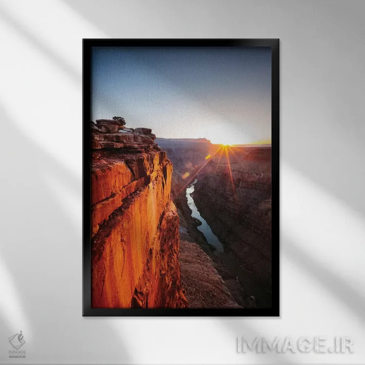 تابلو دکوراتیو Toroweap Point, North Rim, Grand Canyon National Park, Ar… اثر ماتئو کولومبو - نمای قابدار مشکی
