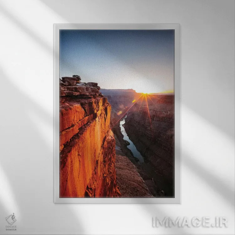 تابلو دکوراتیو Toroweap Point, North Rim, Grand Canyon National Park, Ar… اثر ماتئو کولومبو - نمای قابدار سفید