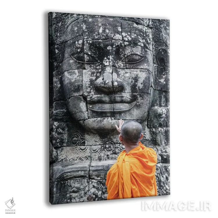 تابلو دکوراتیو Angkor Wat I,راهب، انگکور وات I اثر ماتئو کولومبو - نمای پرسپکتیو محصول