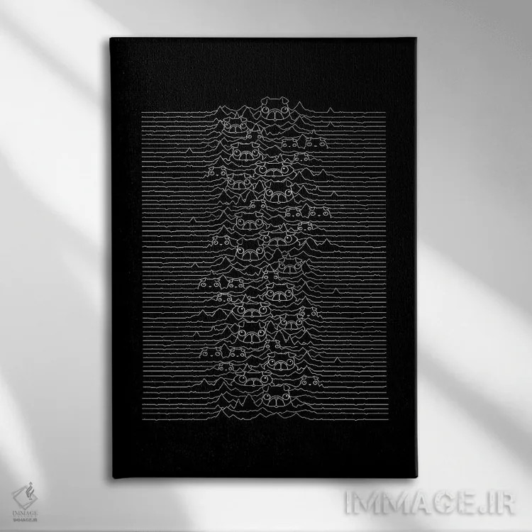 تابلو دکوراتیو پاب تقسیم اثر توبیاس فونسه کا - نمای روبهرو روی دیوار