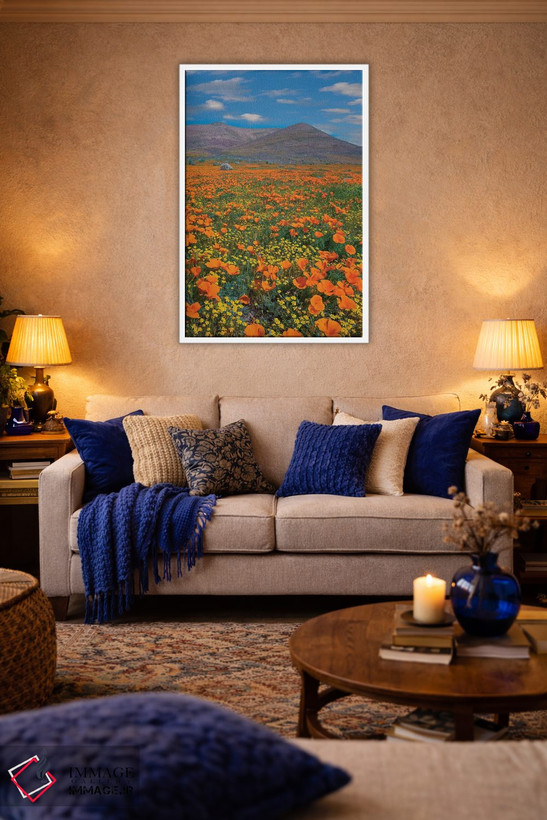 تابلو دکوراتیو Superbloom, Antelope Valley, California,شقایق کالیفرنیا، ف… اثر تیم فیتزهریس - D2W