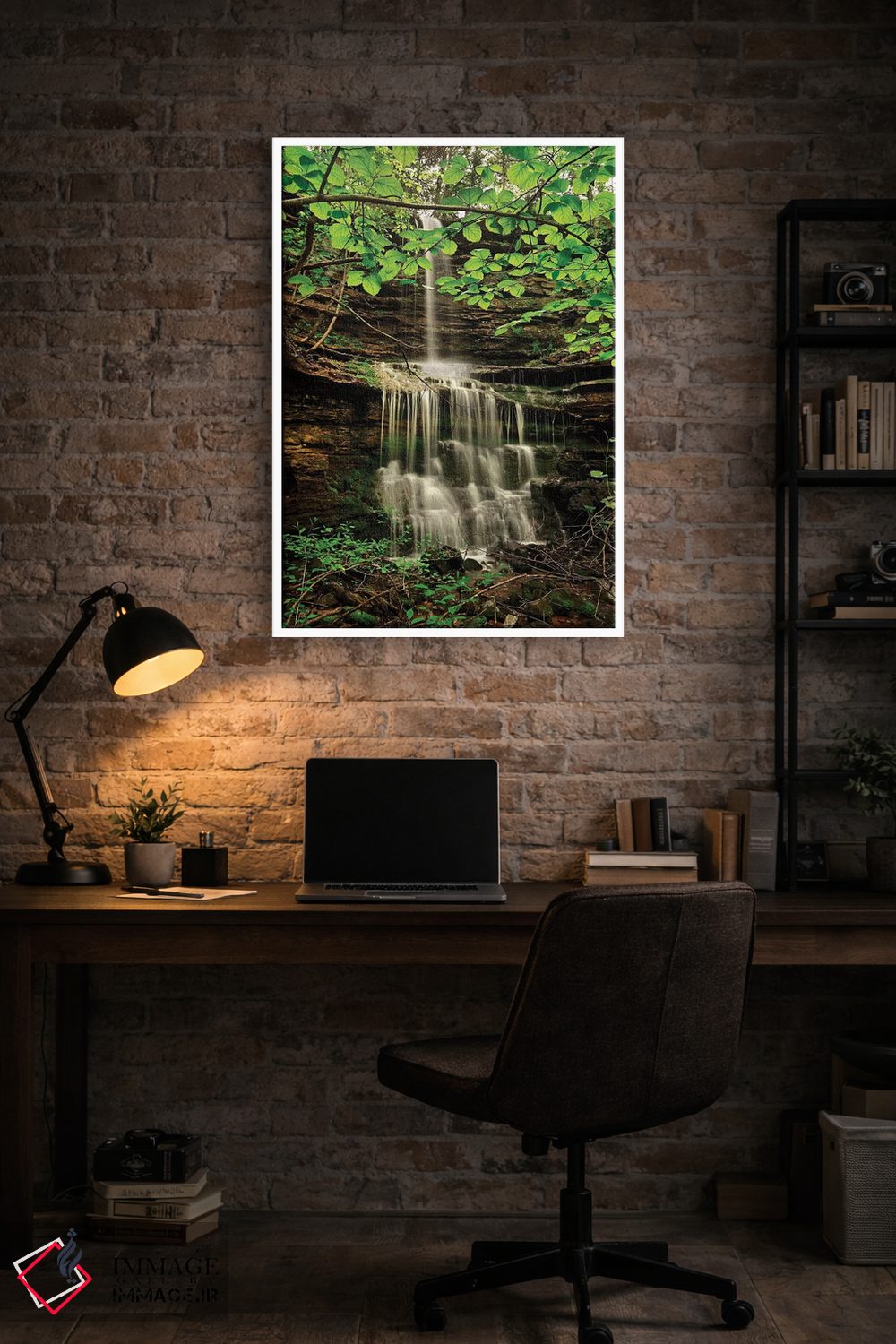 تابلو دکوراتیو Buffalo River Trail, Arkansas,آبشار پرلی کریک، مسیر رودخان… اثر تیم فیتزهریس - D2W