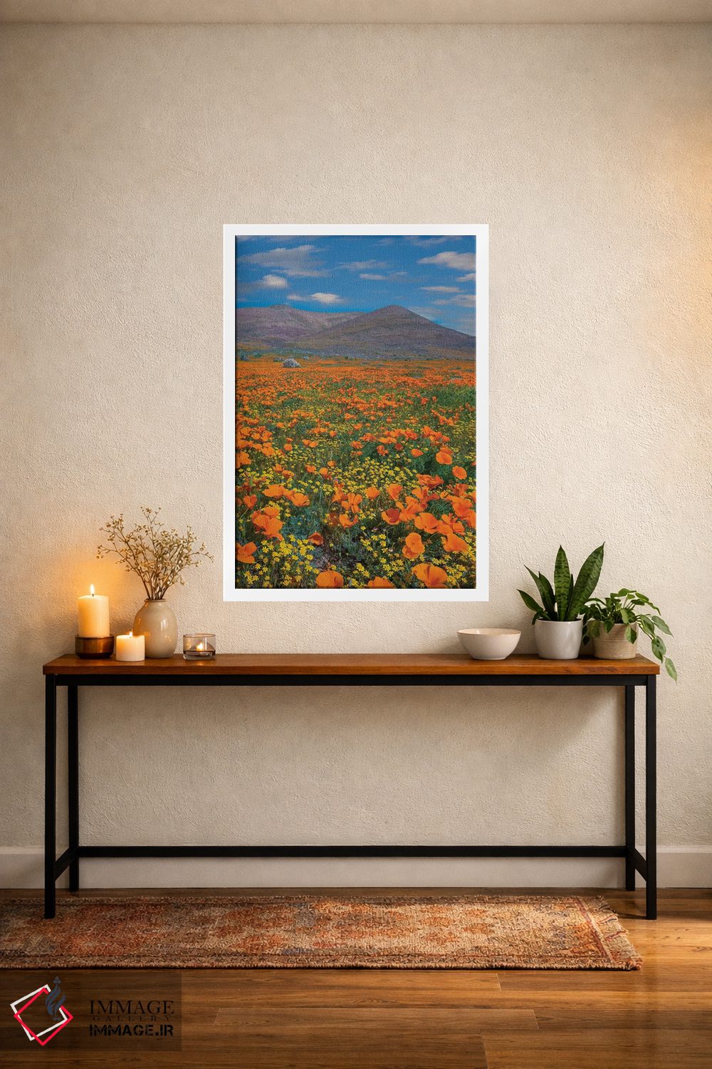 تابلو دکوراتیو Superbloom, Antelope Valley, California,شقایق کالیفرنیا، ف… اثر تیم فیتزهریس - D3W
