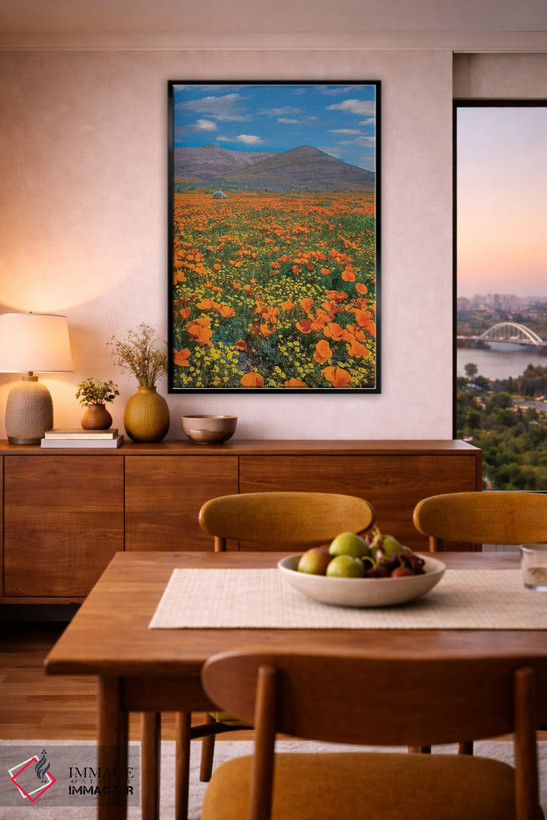 تابلو دکوراتیو Superbloom, Antelope Valley, California,شقایق کالیفرنیا، ف… اثر تیم فیتزهریس - D6B