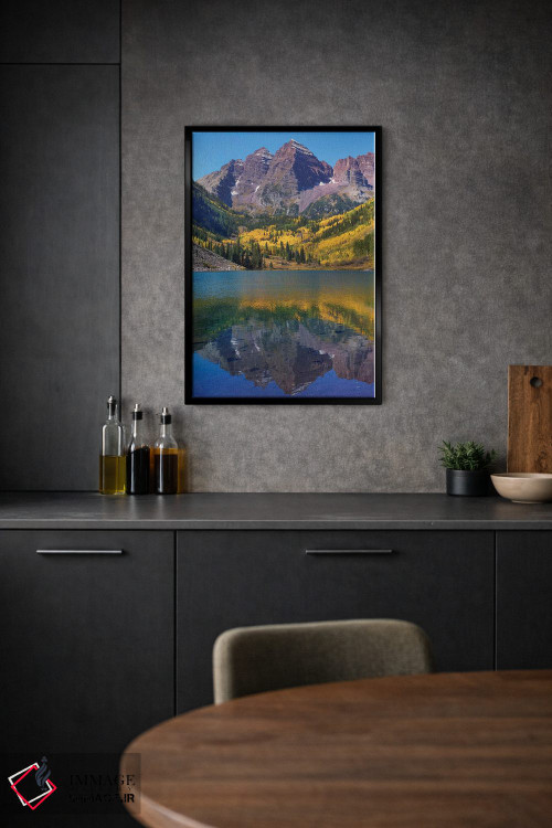 تابلو دکوراتیو Maroon Lake, Colorado,مارون بلز، دریاچه مارون، کلرادو اثر تیم فیتزهریس - D1B