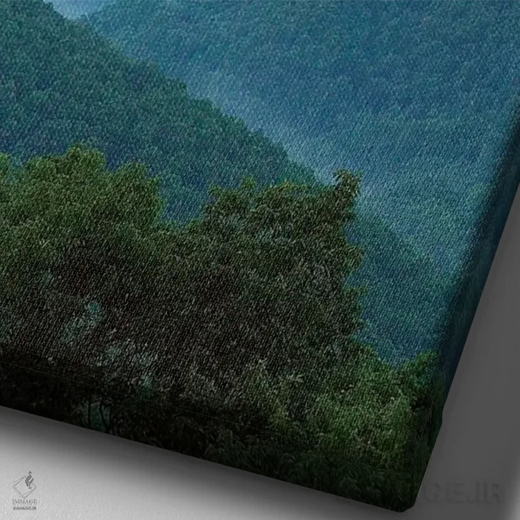 تابلو دکوراتیو North Carolina,طلوع بر فراز جنگل ملی پیسگاه، کارولینای شما… اثر تیم فیتزهریس - نمای نزدیک بافت بوم