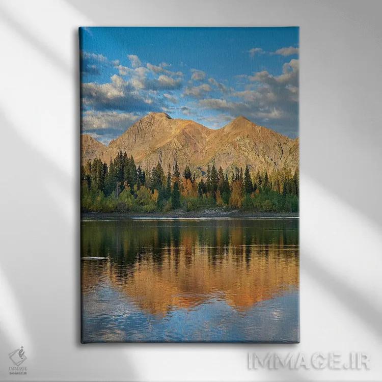 تابلو دکوراتیو Lost Lake Slough, Colorado,رنج روبی، سد مردابی لیک لاست، ک… اثر تیم فیتزهریس - نمای روبهرو روی دیوار