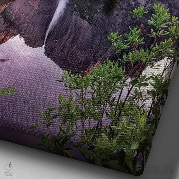 تابلو دکوراتیو Yosemite Valley, Yosemite National Park, California,انعکاس… اثر تیم فیتزهریس - نمای نزدیک بافت بوم