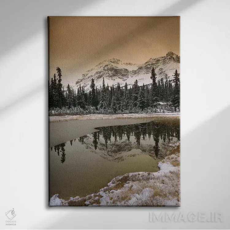 تابلو دکوراتیو Banff National Park, Alberta, Canada,کوه های راکی کانادا پ… اثر تیم فیتزهریس - نمای روبهرو روی دیوار