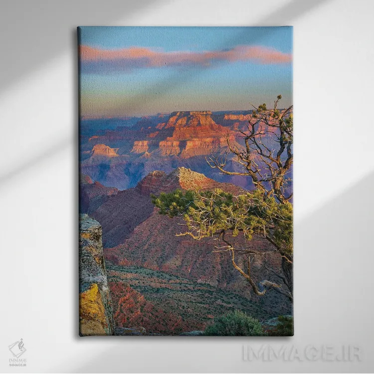 تابلو دکوراتیو Grand Canyon National Park, Arizona,گرند کنیون از نقطه تما… اثر تیم فیتزهریس - نمای روبهرو روی دیوار