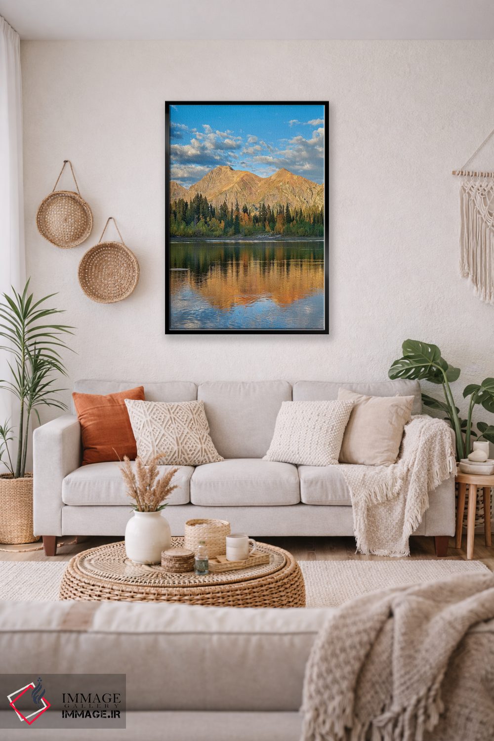 تابلو دکوراتیو Lost Lake Slough, Colorado,رنج روبی، سد مردابی لیک لاست، ک… اثر تیم فیتزهریس - D2B