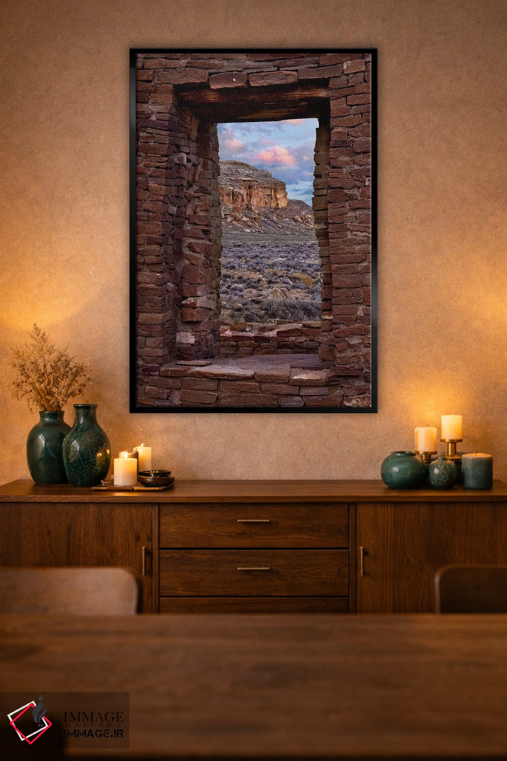 تابلو دکوراتیو Pueblo Del Arroyo, Chaco Culture National Historical Park… اثر تیم فیتزهریس - D3B