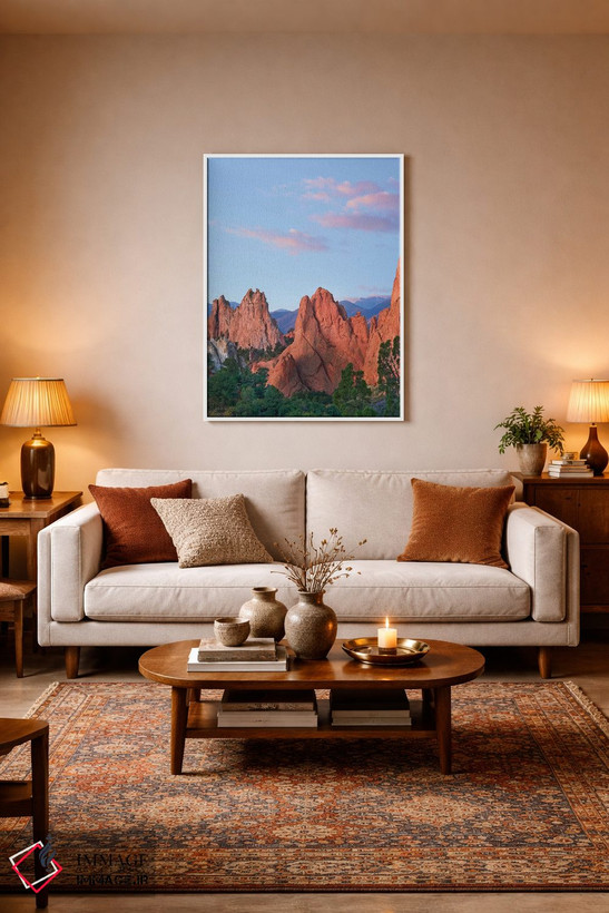 تابلو دکوراتیو Garden Of The Gods, Colorado,پدیده های سنگی، پارک باغ خدای… اثر تیم فیتزهریس - D2W