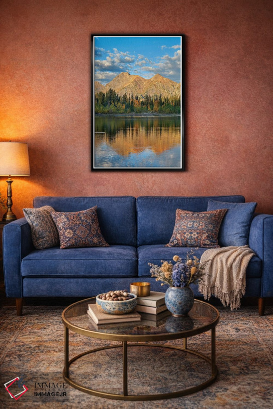 تابلو دکوراتیو Lost Lake Slough, Colorado,رنج روبی، سد مردابی لیک لاست، ک… اثر تیم فیتزهریس - D3B